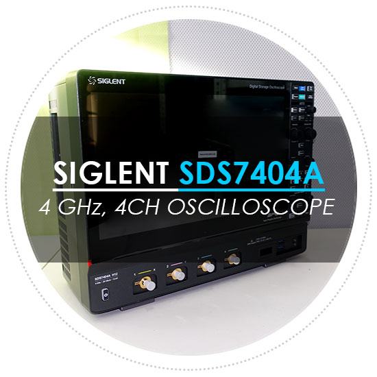  Siglent/시글런트 SDS7404A 4GHz, Oscilloscope (오실로스코프) 입고 소식 및 소개