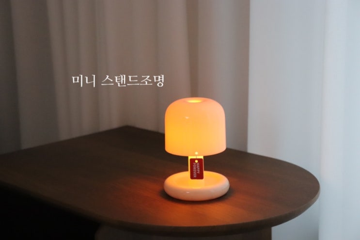  무선 미니스탠드 무드등 귀엽고 분위기 있는 가성비 좋은 아이템