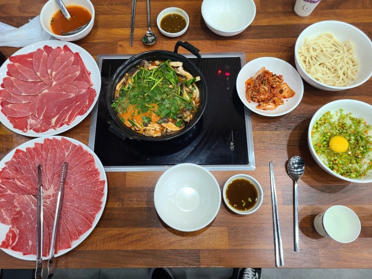  천안 신불당동 맛집 등촌샤브칼국수 신불당점