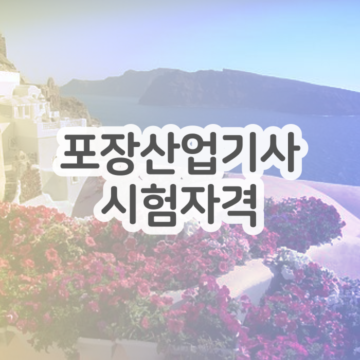  포장산업기사 공부법 포장산업기사 취득자격 고졸 비전공자도 동영상 과정으로 수월하게 완성했던 팁