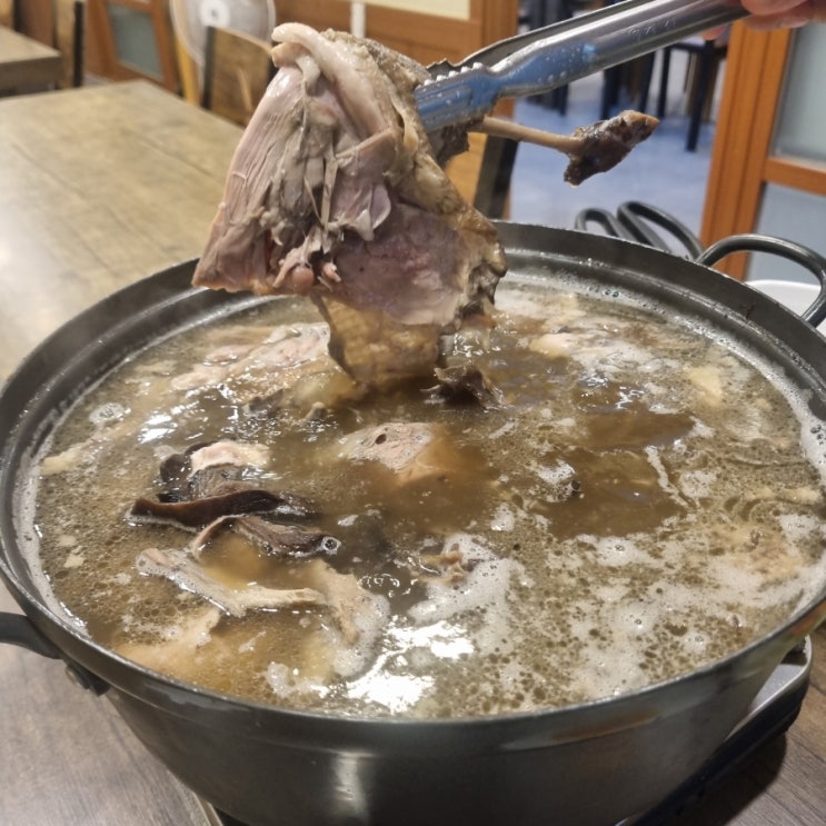  당정역맛집 능이오리백숙으로 몸보신한 은빛