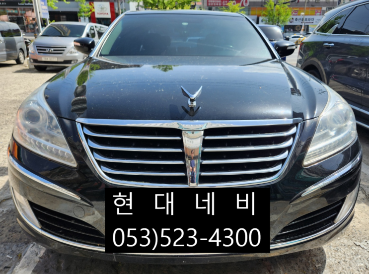  대구 에쿠스VS380 AVN 순정네비게이션 화면백화 화면출력불량 수리