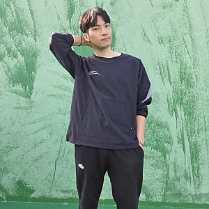 인터크루 바람막이티셔츠 소매 블록 우븐 풀오버 ITY2XM02A