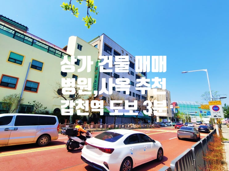  대전 상가 건물 매매 병원, 요양병원, 사옥 적지 갑천역 도보 3분, 대로변 코너각지(ft 명도 가능)