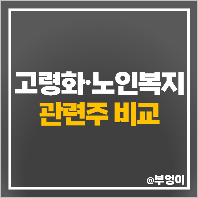 고령화 관련주 노인복지 주식 메디포스트 주가 테라젠이텍스