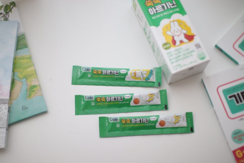 더팜 어린이 아르기닌 밥안먹는아이도 맛있게 젤리로 챙겨줘요.