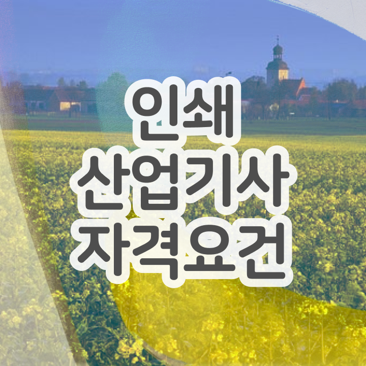  인쇄산업기사 필기후기 인쇄산업기사 취득자격 비전공 직장인도 학은제 동영상만 듣고 5달만에 달성하는 비법