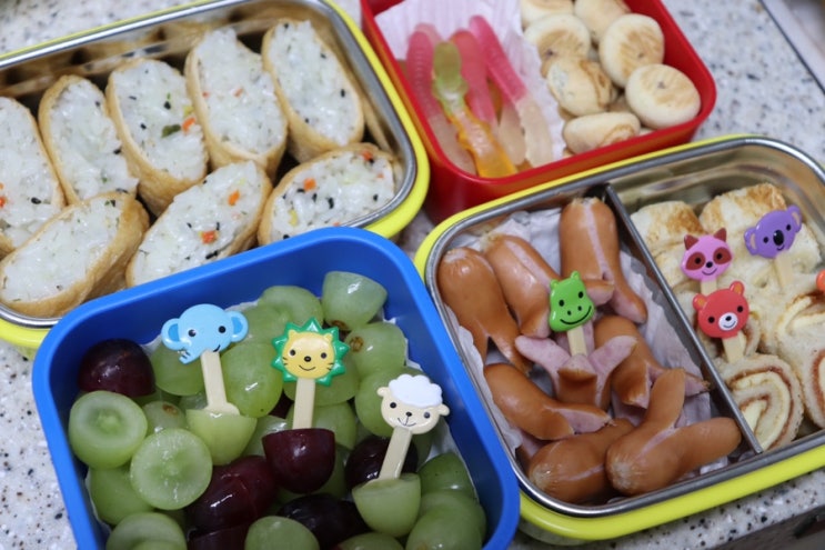  5살 유치원 소풍 도시락