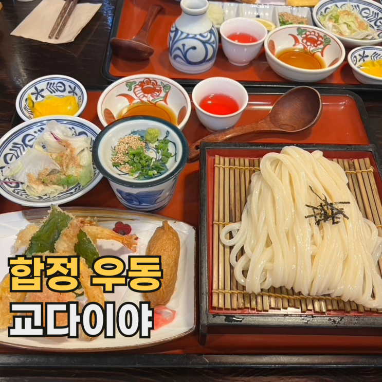  합정 교다이야 웨이팅 있지만 가성비 좋은 서울 자루우동 맛집