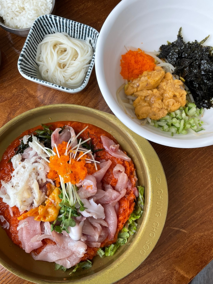  봄, 여름철 메뉴 추천 [물회 맛집] : 선녀풍물회 | 상도실내포장마차 | 다바다해물탕