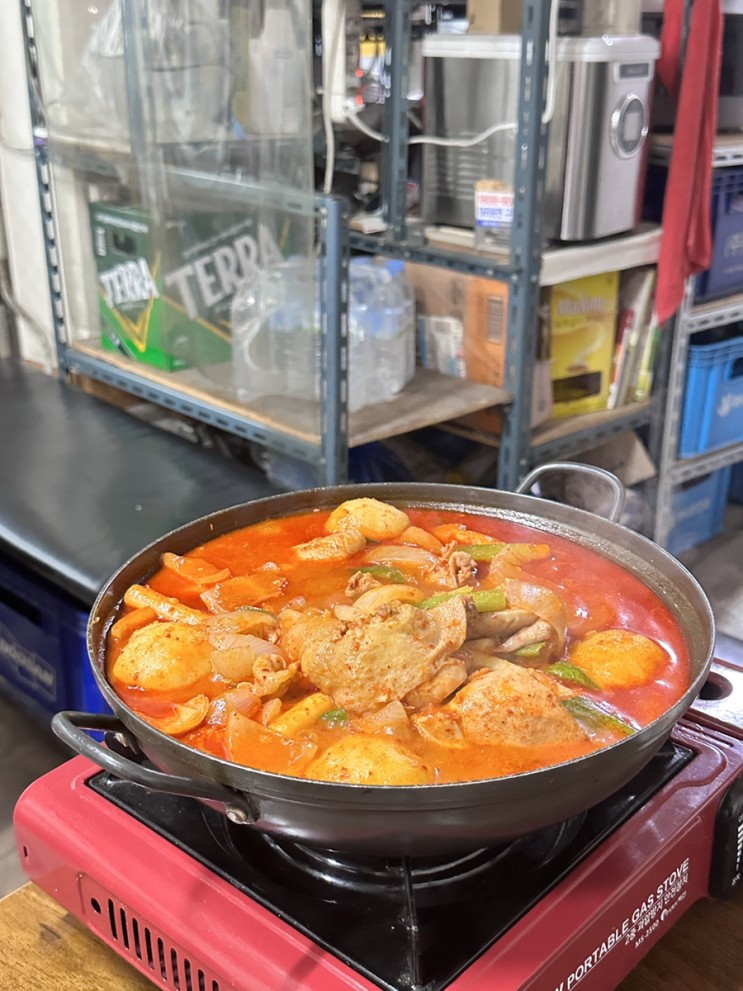 영등포 노포 쯔양맛집 닭도리탕과 담금주 : 녹두빈대떡