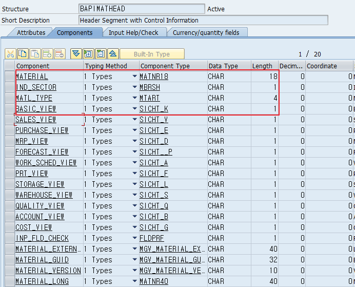 [SAP ABAP] BAPI - 자재 마스터 1편 - Basic Data : 네이버 블로그