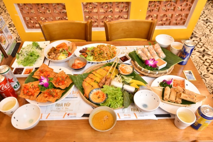  베트남 다낭 한시장 맛집 추천 메뉴 냐벱 반쎄오 할인까지