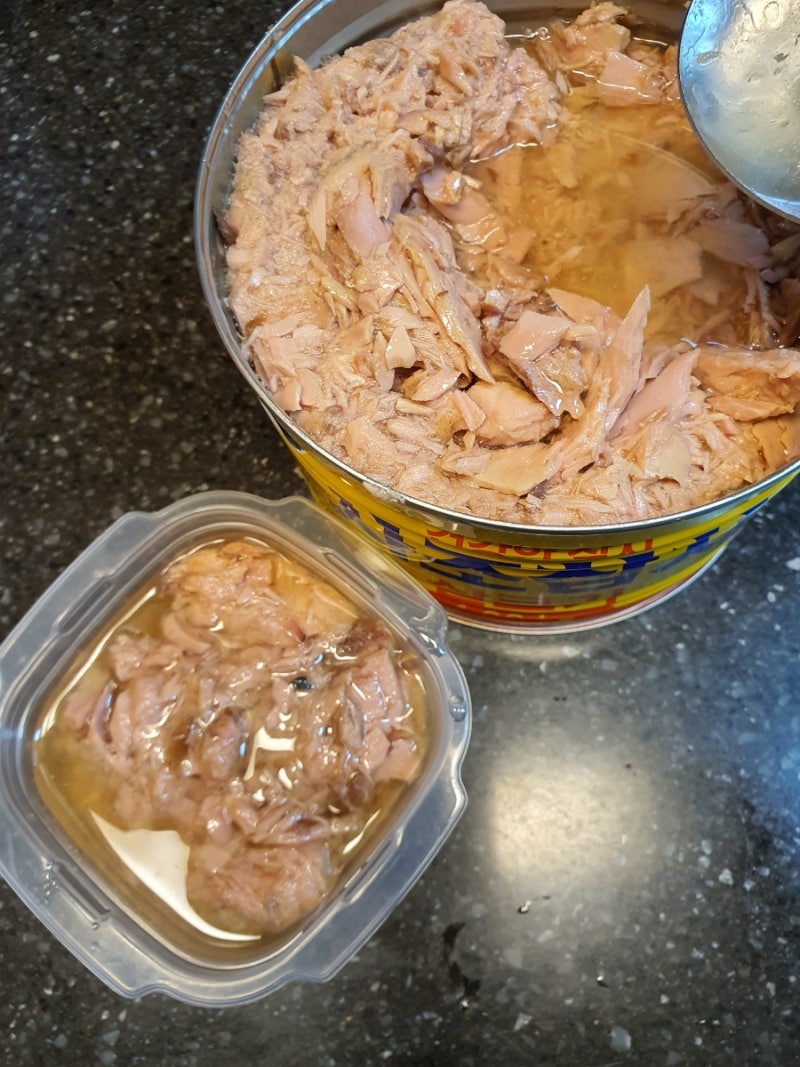 참치캔 대용량 소분 냉동 보관방법