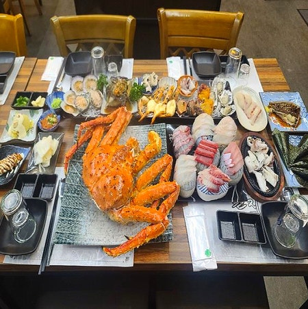  평택 횟집 :: 킹크랩, 랍스터, 회 전문 고덕동 맛집 [칸지] - 평택 회 맛집
