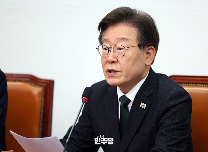 이재명 "尹·與黨, 채 <b>해병 특검</b>법 <b>수용</b>하라···연금개혁... 
