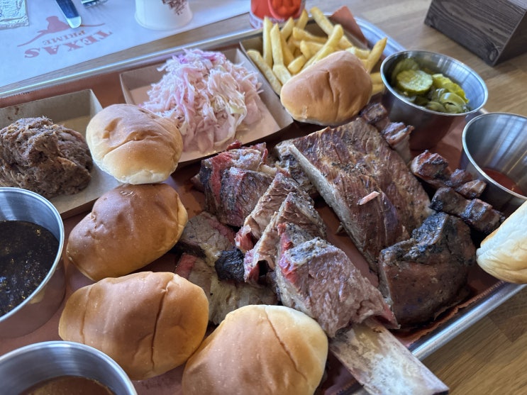  서울 근교 맛집 텍사스프라임에서 바베큐 거하게 먹기