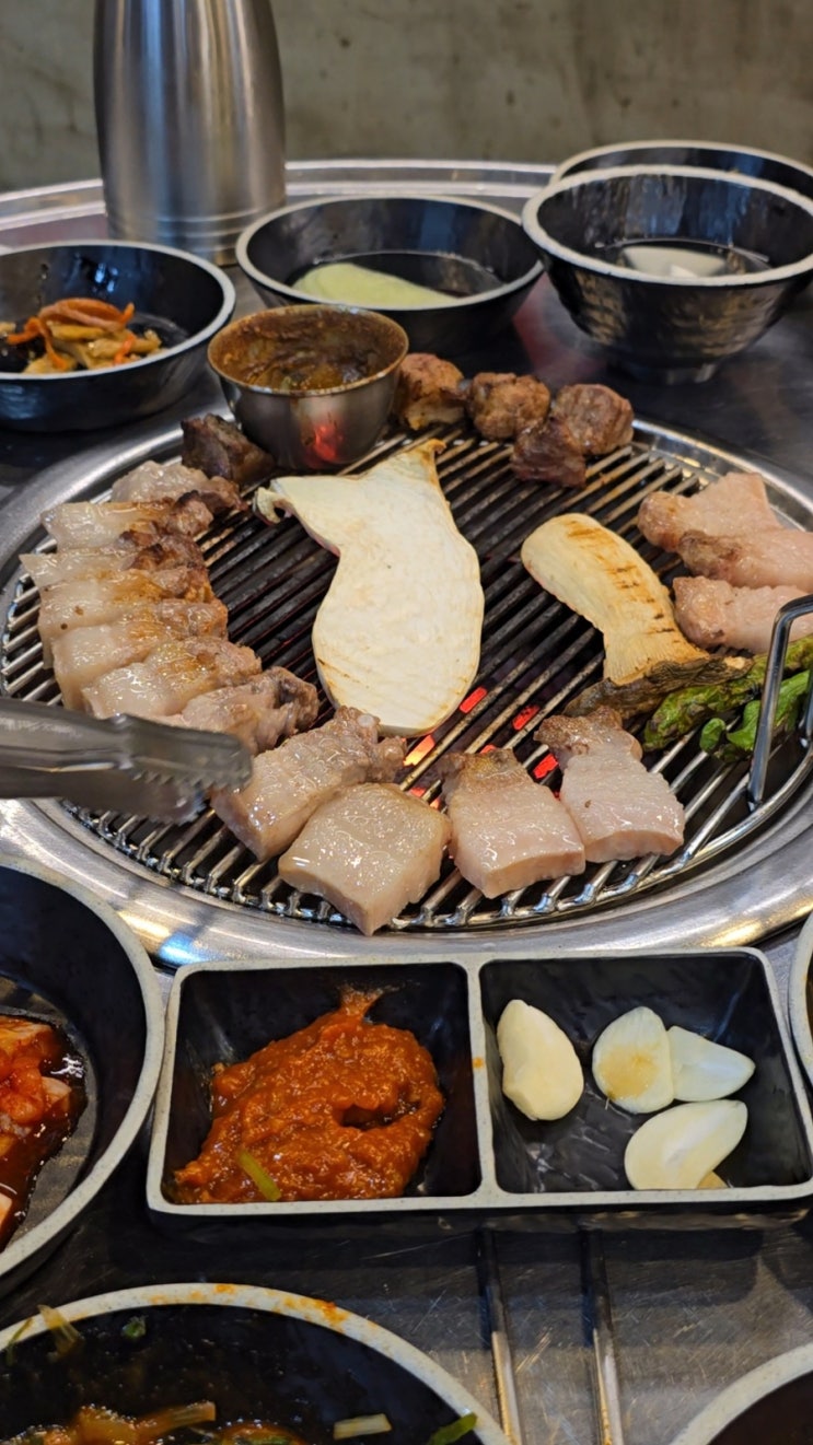  대전 가오동 제주고기맛집 송돈가 본점 구워주는 고깃집 회식추천