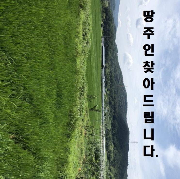  땅주인찾기 서울 제주도 토지주인찾기 과정 절차