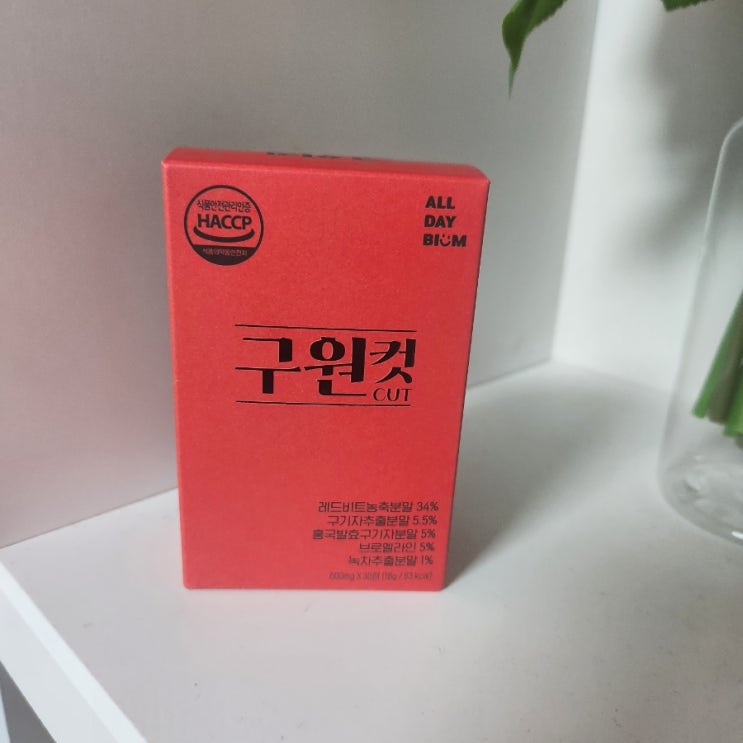  허리둘레감소에 좋은 올데이비움 구원컷 다이어트 후기