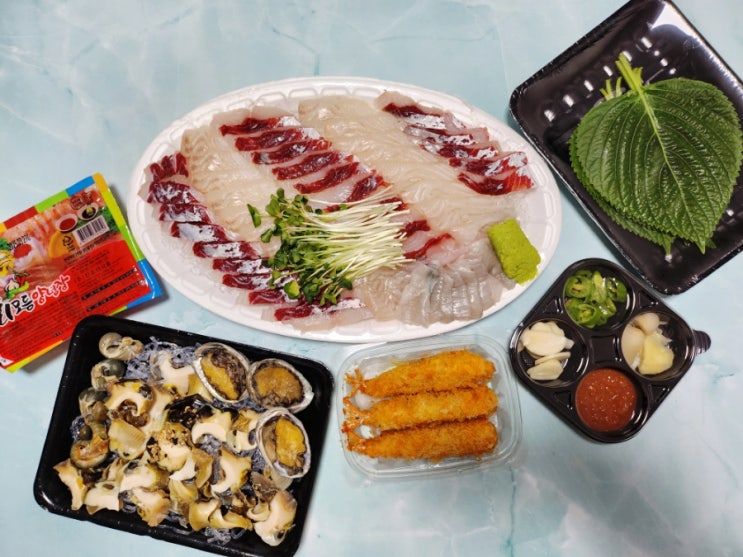  내돈내산 N번째 재주문한 배달맛집 소주향기는 회 바람에 날리고 봉명점
