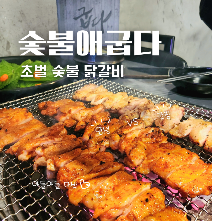  천안 두정동 닭갈비 맛집 숯불애굽다 후기 가성비 저녁 추천