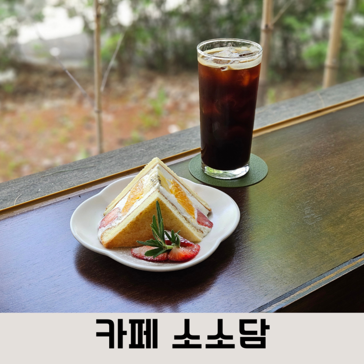  테린느 맛집 후르츠 산도 맛집 카페 소소담 재재방문&내돈내산