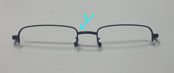  코다리 금이간 안경수리