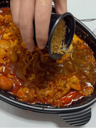  [야탑 | 두찜] 신메뉴 불닭로제찜닭 + 눈꽃감자