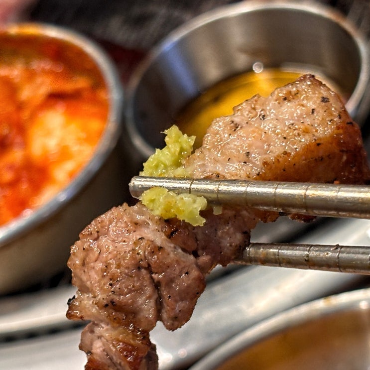  원주 시청 맛집, 감동 받을 수 밖에 없는 고기맛과 후식 서비스 무실동 고기집 감동돼지