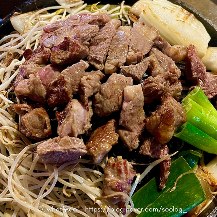  익선동데이트 추천 종로양고기 맛집 히츠지야익선 @프리미엄 5품세트, 메론소다
