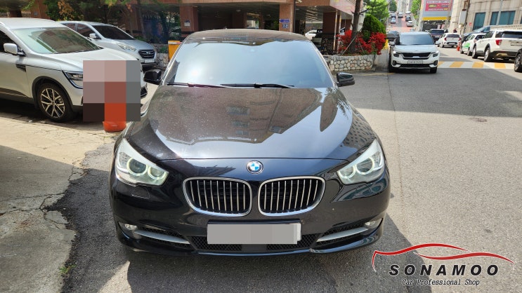  BMW 5GT  F07 애플카플레이 안드로이드 오토 사용을 위한 모듈장착