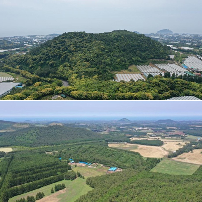  칡오름 소요시간 제주시 가볍게 오르기좋은 오름추천
