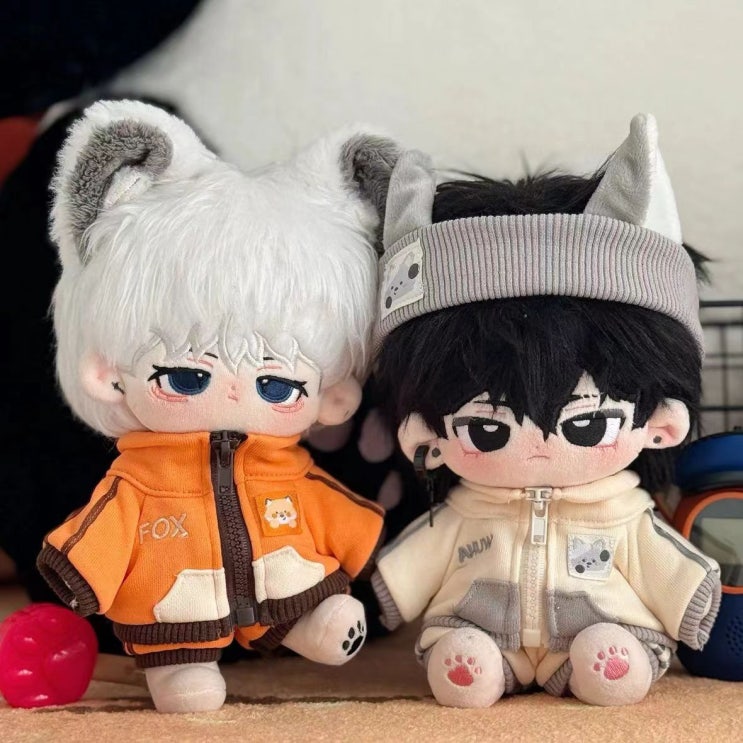  20cm 작은 늑대와 여우 세트 인형옷 아이돌인형옷