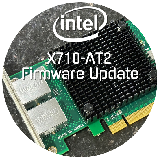  인텔 X710-AT2 칩셋 10Gbps 랜카드 펌웨어 업데이트