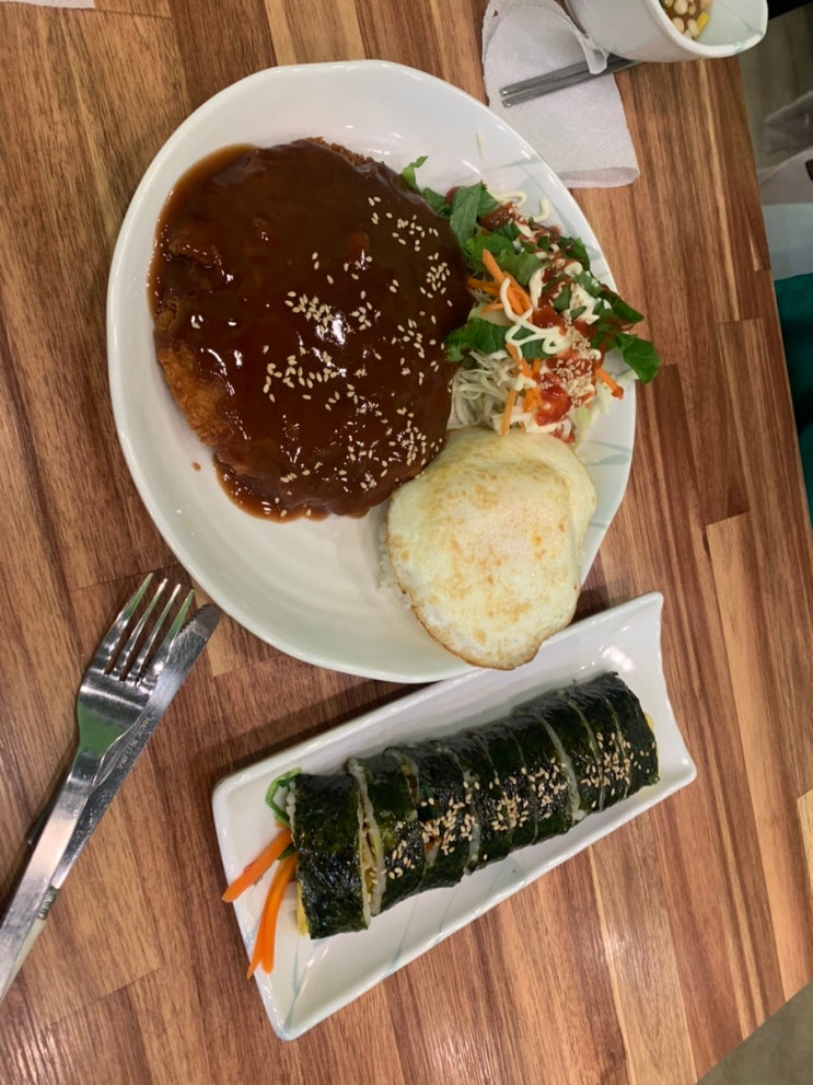  청주 옛날돈까스 맛집 산들김밥  10번 이상 먹은 솔직후기