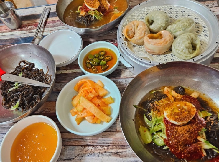  청주 가경동 맛집 산성칡냉면 현지인 맛집 만두 찐후기