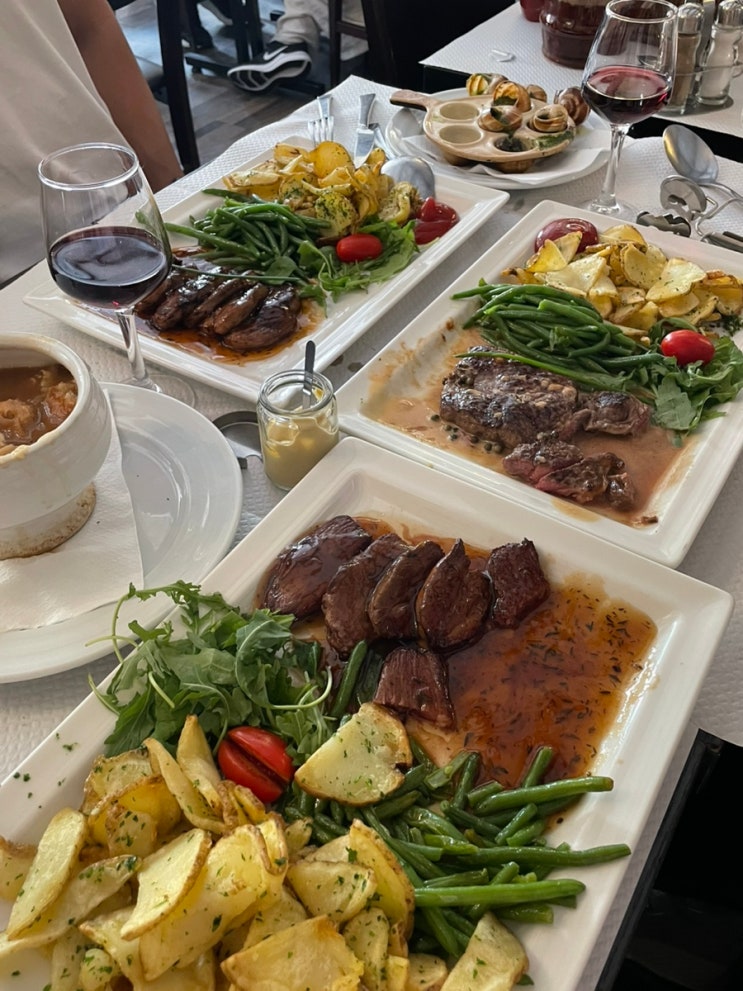  파리 맛집. 몽마르뜨언덕 오리 스테이크 인생 첫 에스까르고 양파 수프 맛집 ‘Le Relais Gascon’ (르를레가스콩)