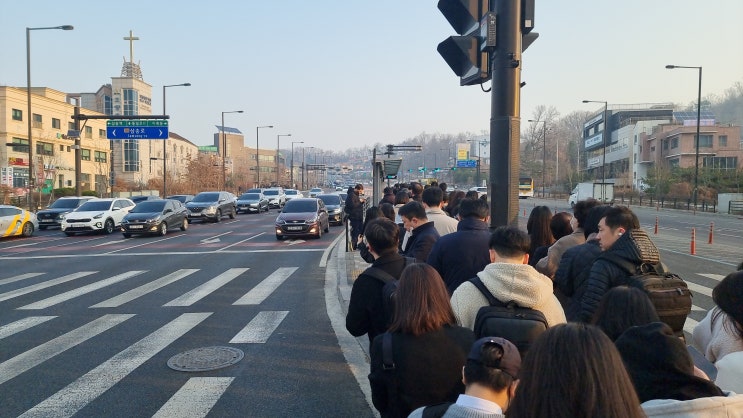  출근길 지하철 운행중단