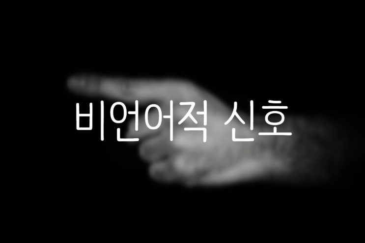 비언어적 호감신호 연애활용팁