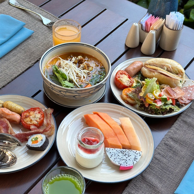  쌀국수 맛집인 나트랑 무이네리조트 더아남무이네 조식 후기