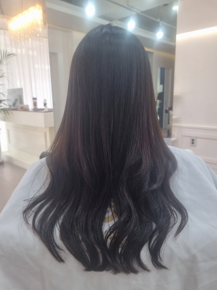  양산머리잘하는곳 1인샵  하하미장원 매직셋팅s컬펌