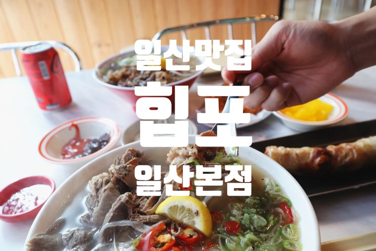  일산 맛집 힙포 일산 본점 힙한 쌀국수 집 현지 맛 그대로