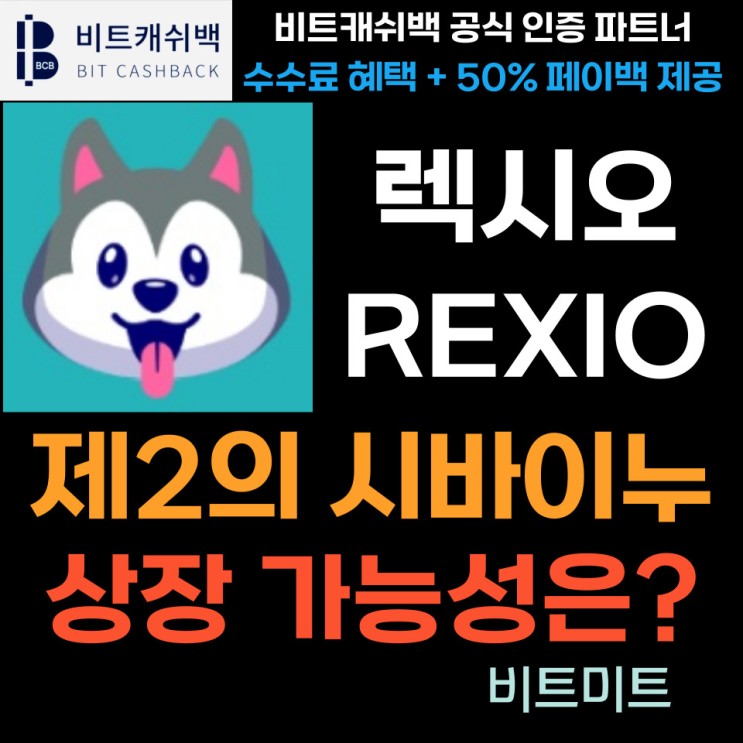 렉시오 (REXIO) 코인의 정보와 시세 확인 및 상장 가능성, 제 2의 시바이누 코인 어디서 살 수 있을까?