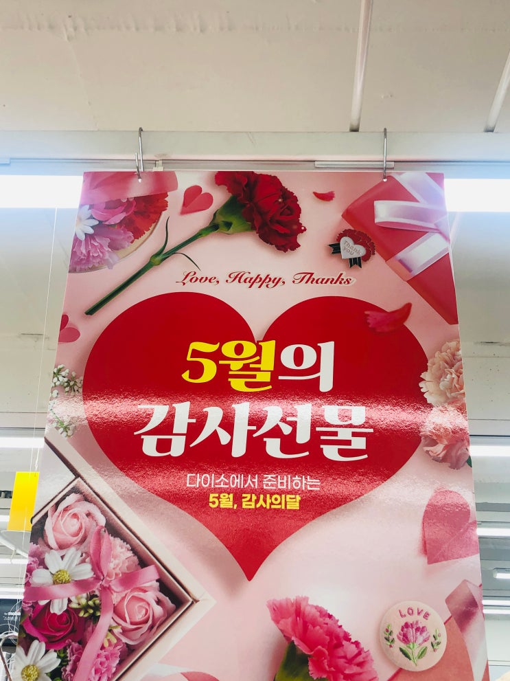  가정의달 어버이날, 스승의 날 꽃 선물 : 재미있고 기발한 다이소 제품으로 구입해 보자!