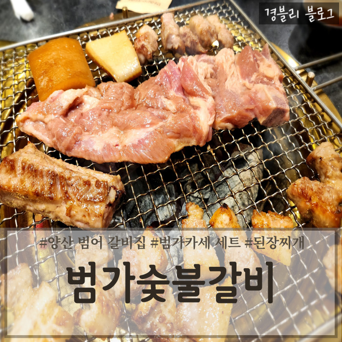  양산 범어 갈비 맛집 가성비 좋은 범가카세세트 양산갈비집 '범가숯불갈비'