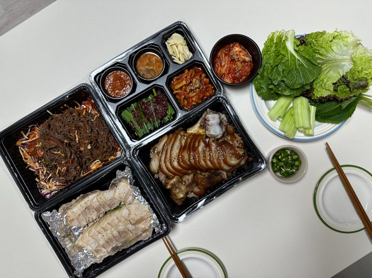  원당 족발 행님족발 포장 후기 | 푸짐한 양과 깔끔한 포장!