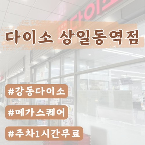  [다이소 상일동역점/고덕센트럴푸르지오 메가스퀘어 상가] 다이소 할로윈