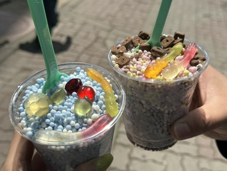 천안 두정동 디저트 맛집 어더아사 구슬아이스크림
