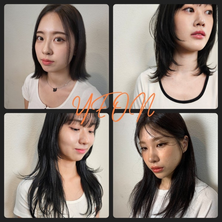  여자 헤어 스타일 모음 (블랙 컬러 Ver.)